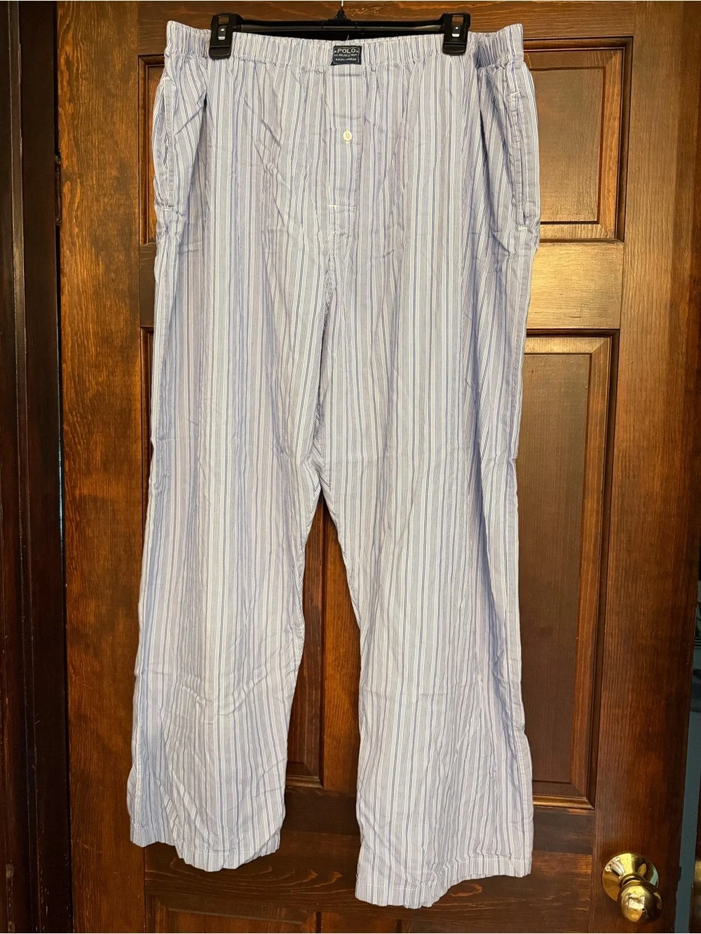 Polo Ralph Lauren Sleepwear Pants Mens XL Blue White Stripe Lounge Pajama PJ